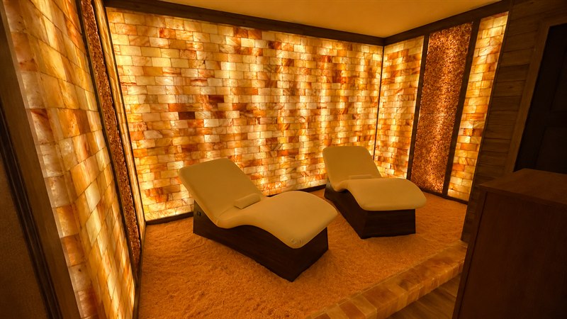 Halotherapy salt room